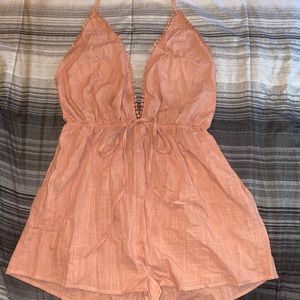 Shein pink romper